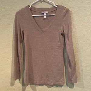 V neck long sleeve